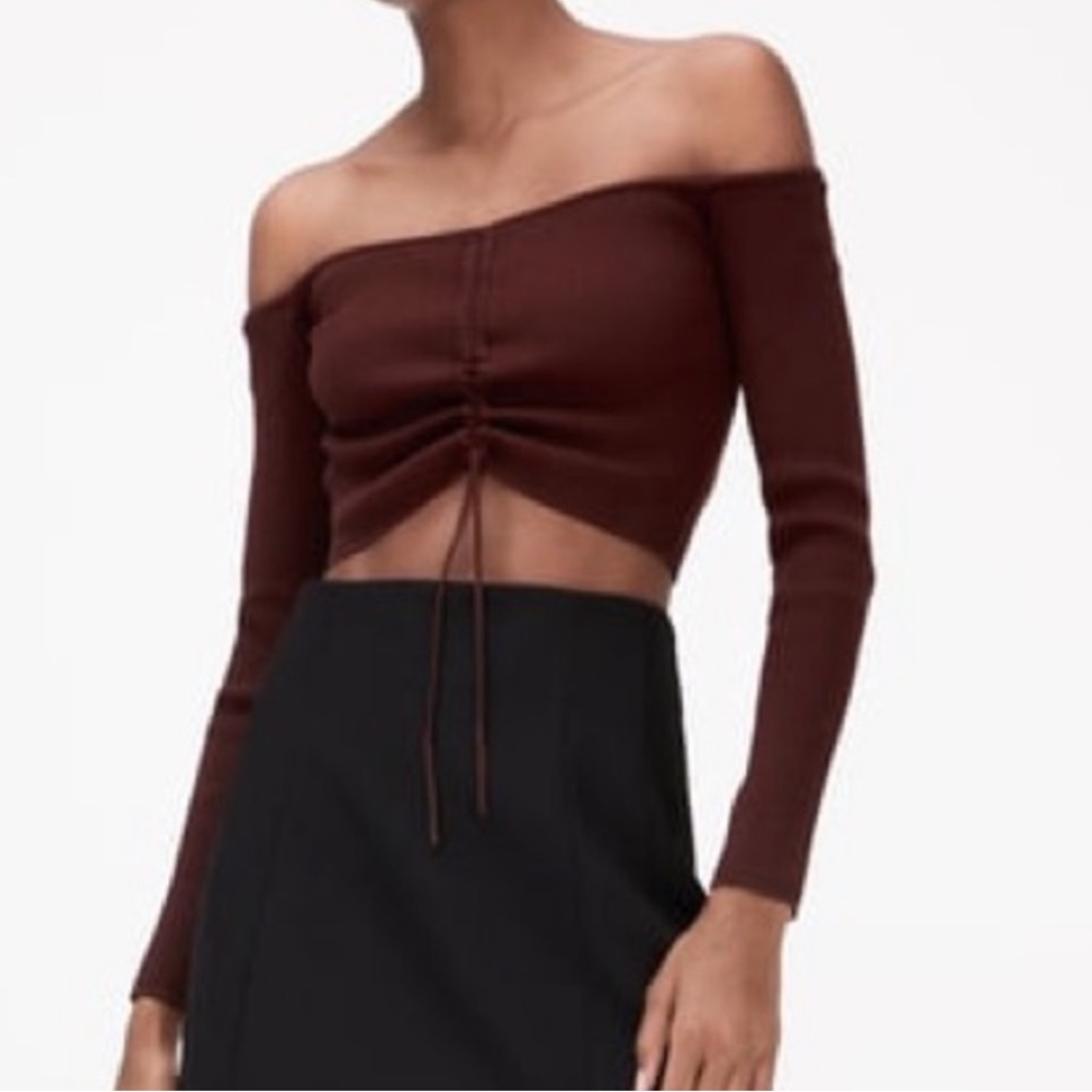 Zara off the shoulder top